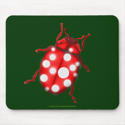 Lady Bug-cadeautjes voor bugglovers en tuinmannen Muismat (Voorkant)