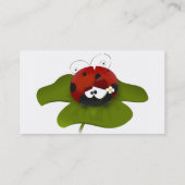 Lady Bug Calling-kaart Contactkaartje (Achterkant)