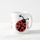 Lady Bug Cute Animal Print Koffiemok (Voorkant rechts)