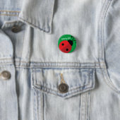 Lady Bug Cute Kind Ladybug Birthday Party Ronde Button 3,2 Cm (In situ)