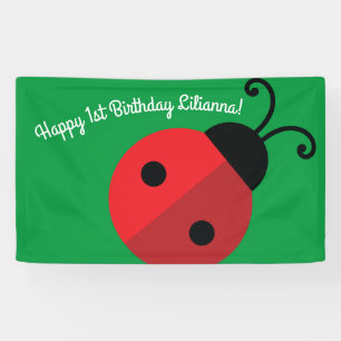 Lady Bug Cute Kind Ladybug Birthday Party Spandoek