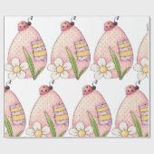 Lady Bug Easter Egg Cadeaupapier (Vlak)