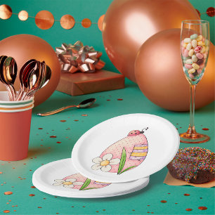 Lady Bug Easter Egg Papieren Bordje
