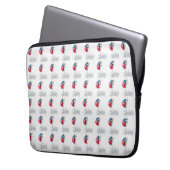 Lady Bug Electronics Bag Laptop Sleeve (Voorkant Links)