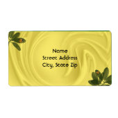 Lady Bug en bladhoeken Etiket (Voorkant)