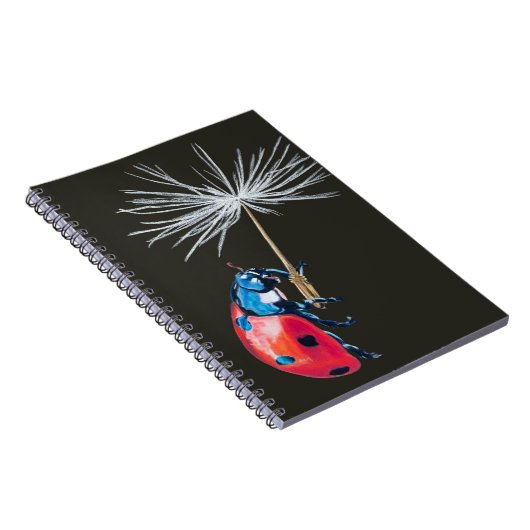 Lady Bug et Dandelion Seed carnet à spirale (Côté Droit)