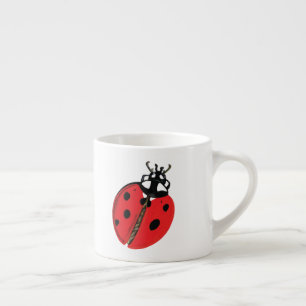 Lady Bug Illustratie Espresso Kop