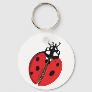 Lady Bug Illustratie Sleutelhanger