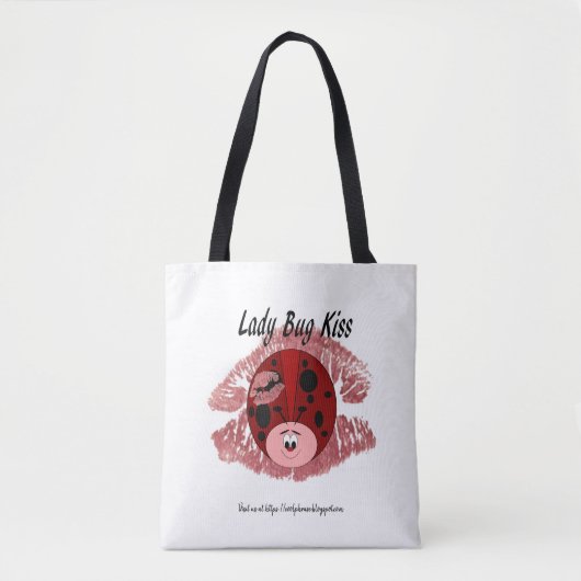 Lady Bug Kiss Bag Draagtas (Voorkant)