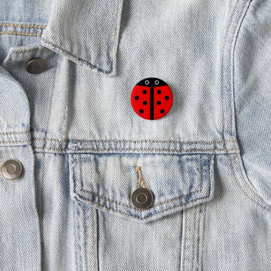 Lady Bug-knoppen Ronde Button 3,2 Cm (In situ)