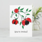 Lady Bug, Lady Bugs Kaart (Staand voorkant)