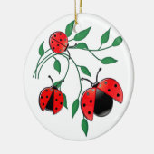 Lady Bug, Lady Bugs Keramisch Ornament (Links)