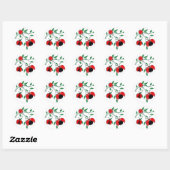 Lady Bug, Lady Bugs Ronde Sticker (Vel)