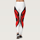 Lady Bug Leggings blancs (Dos)