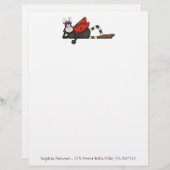 Lady Bug Letterhead Custom Briefhoofd (Voorkant / Achterkant)