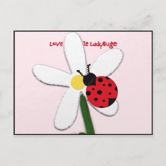Lady Bug Lovin Briefkaart
