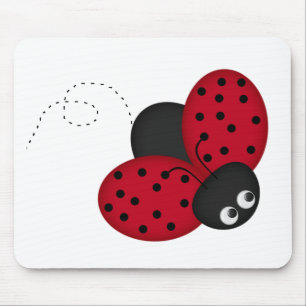 Lady Bug Luck mousepad Muismat