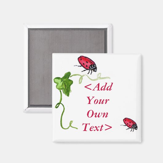 Lady Bug Magnet (Recto/Verso)