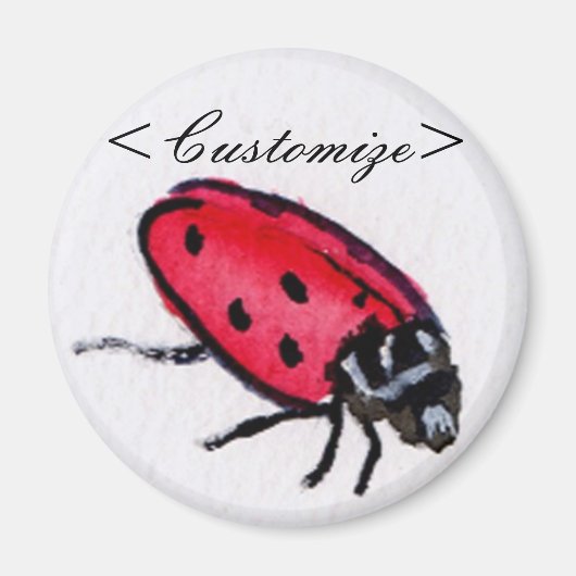 Lady Bug Magnet Magneet (Voorkant)