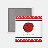 Lady Bug Magnet Magneet (Voorkant / Achterkant)