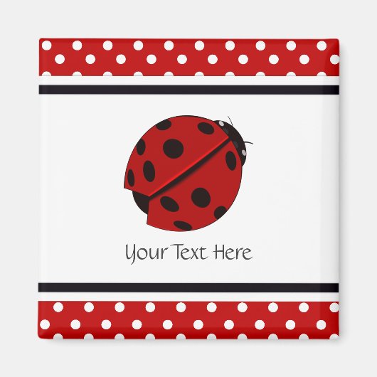 Lady Bug Magnet Magneet (Voorkant)