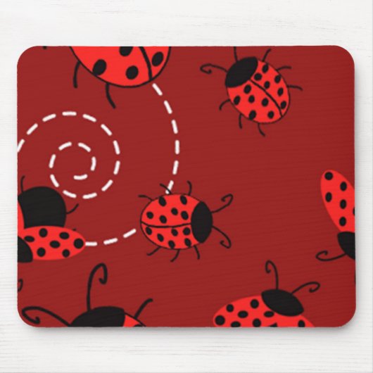 Lady bug Mousepad Muismat (Voorkant)