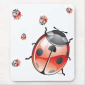 Lady Bug Mousepad Muismat (Voorkant)
