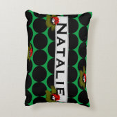 Lady Bug op Lilly Pad accent kussen (Achterkant (Verticaal))