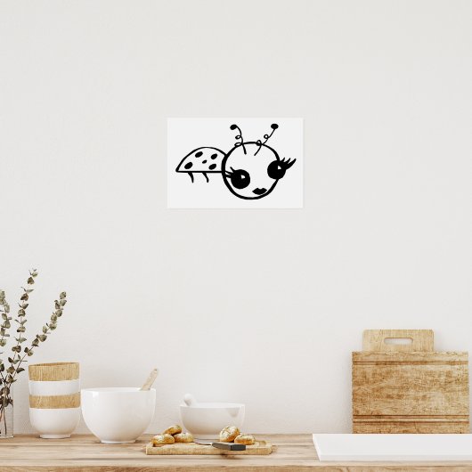 Lady Bug Poster (Keuken)