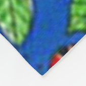 LADY BUG QUILT (gesimuleerde) fleece dekens (Hoek)