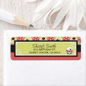 Lady Bug Retourlabel Etiket (Insitu)