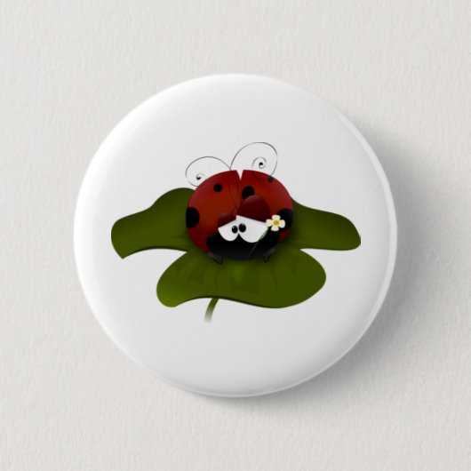 Lady Bug Ronde Button 5,7 Cm (Voorkant)
