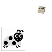 Lady Bug Rubberstempel (Gestempeld)