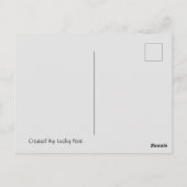 Lady Bug Stamp Airmail Carte postale (Dos)