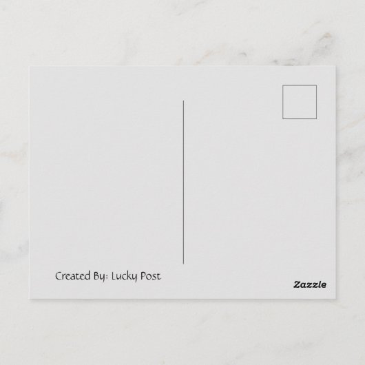 Lady Bug Stamp Airmail Carte postale (Dos)