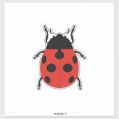 LADY BUG STICKER (Vel)