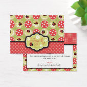 Lady Bug TY Gift Label Visitekaartje (Bureau)