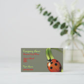 Lady Bug visitekaartje (Staand voorkant)