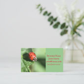 Lady bug visitekaartje (Staand voorkant)