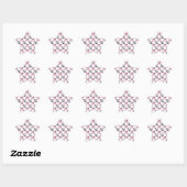 Lady Bugs en bogen Ster Sticker (Vel)