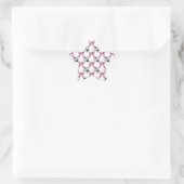 Lady Bugs en bogen Ster Sticker (Tas)