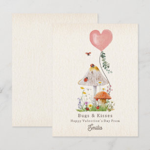 Lady Bugs & Kisses Klaslokaal Valentijn Briefkaart