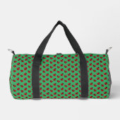 Lady bugs ontwerp all-over print duffel tas (Voorkant)