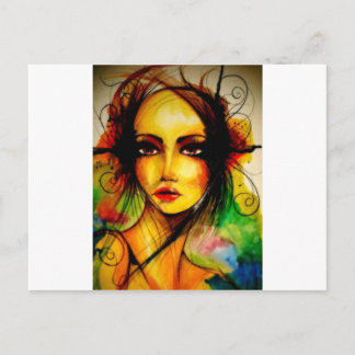 Lady Butterfly.jpg Briefkaart