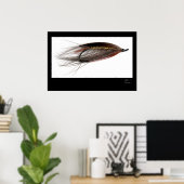 Lady Caroline Salmon Fly Poster (Thuiskantoor)