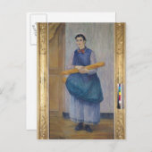 Lady Carrying Bread, 1889 Briefkaart (Voorkant / Achterkant)