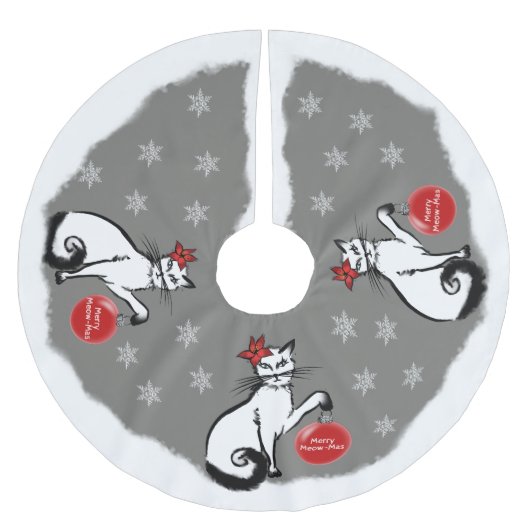 Lady Cat Kerstboom Rok (Voorkant)