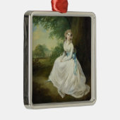 Lady Chambers, c.1789 (olie op canvas) Metalen Ornament (Rechts)