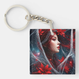 Lady Christmas Sleutelhanger