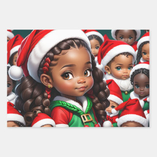 Lady Claus Inpakpapier Vel